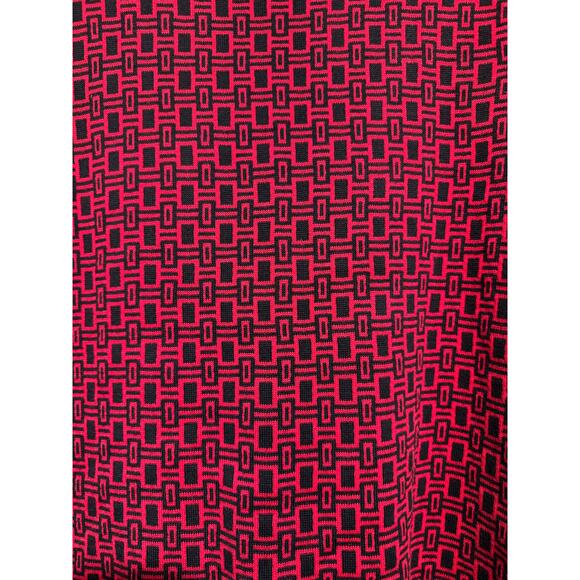 Westbound Vintage Pullover Mock Neck Sweater Red/Black Geometric Size L RN58909 - Picture 7 of 7